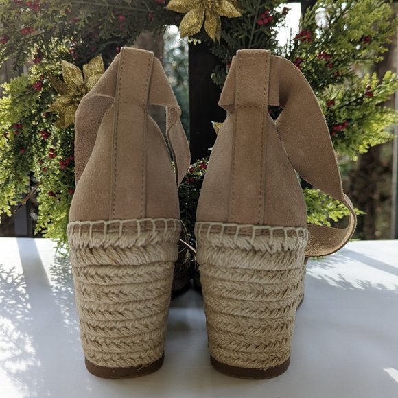SPLENDID Malissa Suede Espadrille Sandals in Latte Size 9 New - Picture 8 of 10
